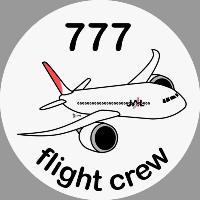 B-777 JAL Sticker