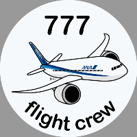 B-777 ANA Sticker