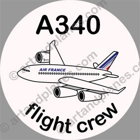 A340 Air France Sticker