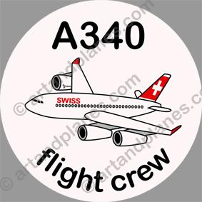 A340 Swissair Sticker
