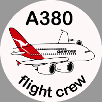 A380 Qantas Sticker