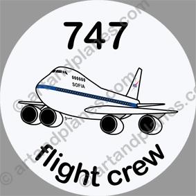 B-747 Sofia Sticker