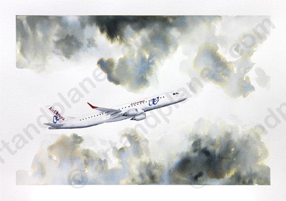 Embraer 195 Air Europa Painting