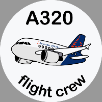 A320 Brussels Sticker
