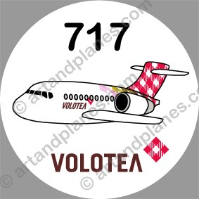 B-717 Volotea Sticker