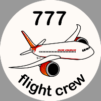 B-777 Air India Sticker