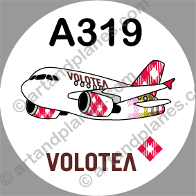 A319 Volotea Sticker