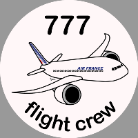 B-777 Air France Sticker