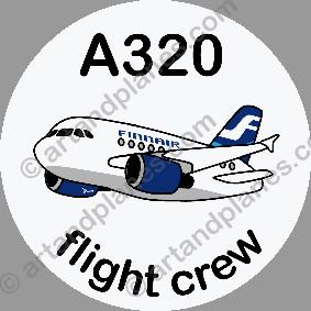 A320 Finnair Sticker