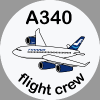 A340 Finnair Sticker