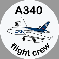 A340 LAN Sticker